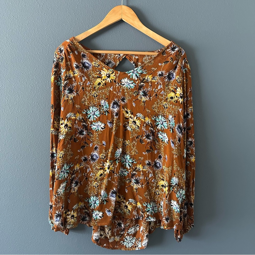 Floral Print Women's Top